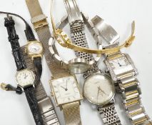 A large quantity of assorted mainly modern wrist watches, wrist and pocket movements, straps,