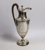 * * A George III silver hot water pot, London, 1792, by Henry Chawner, height 30.3cm, gross weight