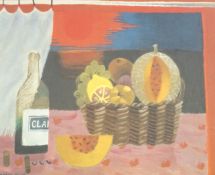 Mary Fedden (1915-2012), colour lithograph, 'Red Sunset', signed in pencil, limited edition 124/500,