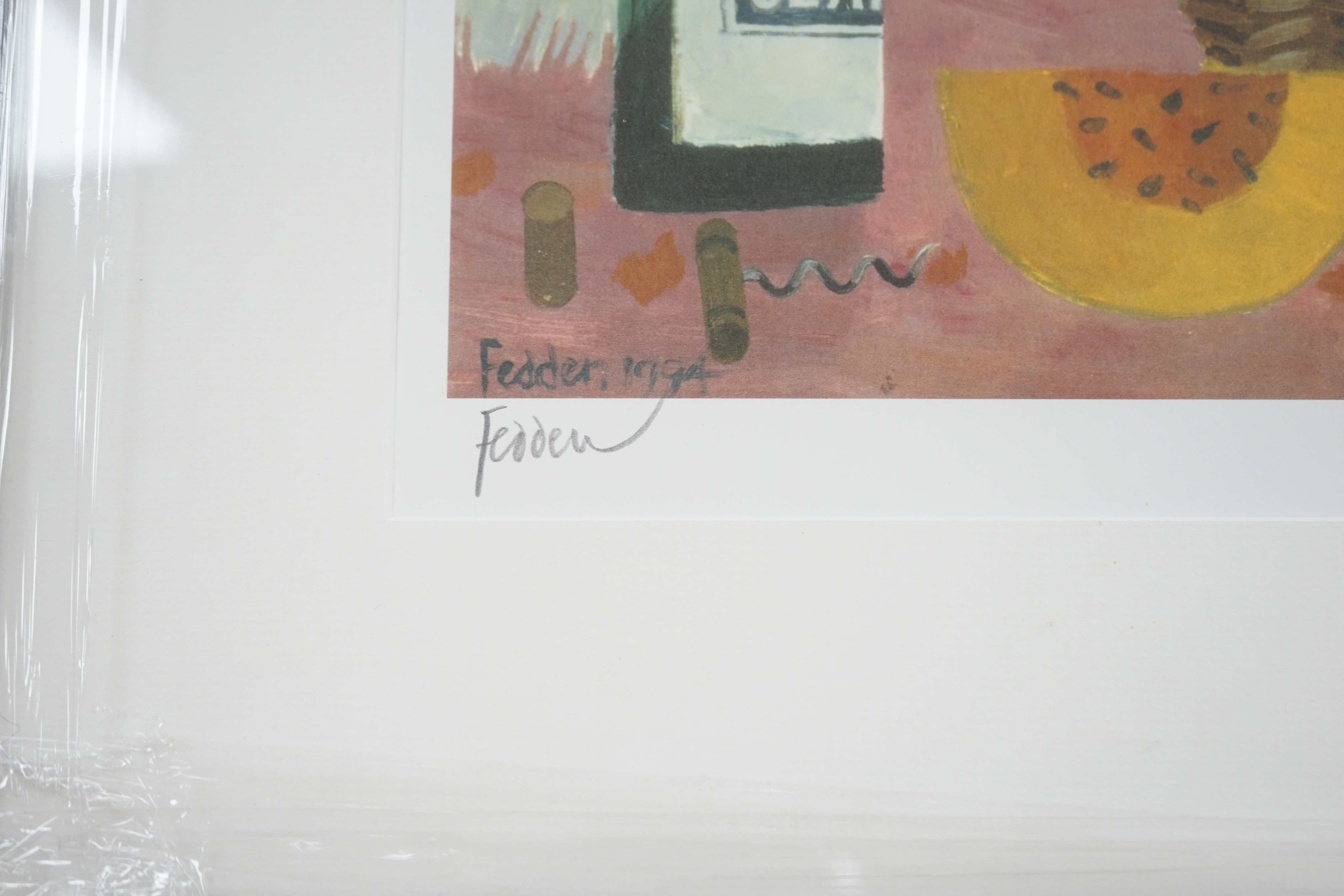 Mary Fedden (1915-2012), colour lithograph, 'Red Sunset', signed in pencil, limited edition 124/500, - Image 3 of 3