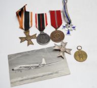 A group of German WWII medals