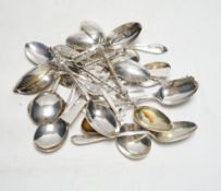 * * Sundry silver cutlery:- Two sets of six coffee spoons, a ‘’coronation’’ spoon, three souvenir