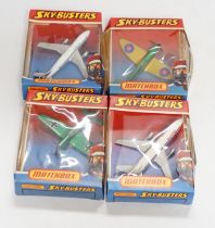 Thirty one boxed 1970s Matchbox Sky Busters diecast aircraft, together with two 1980s Matchbox ‘