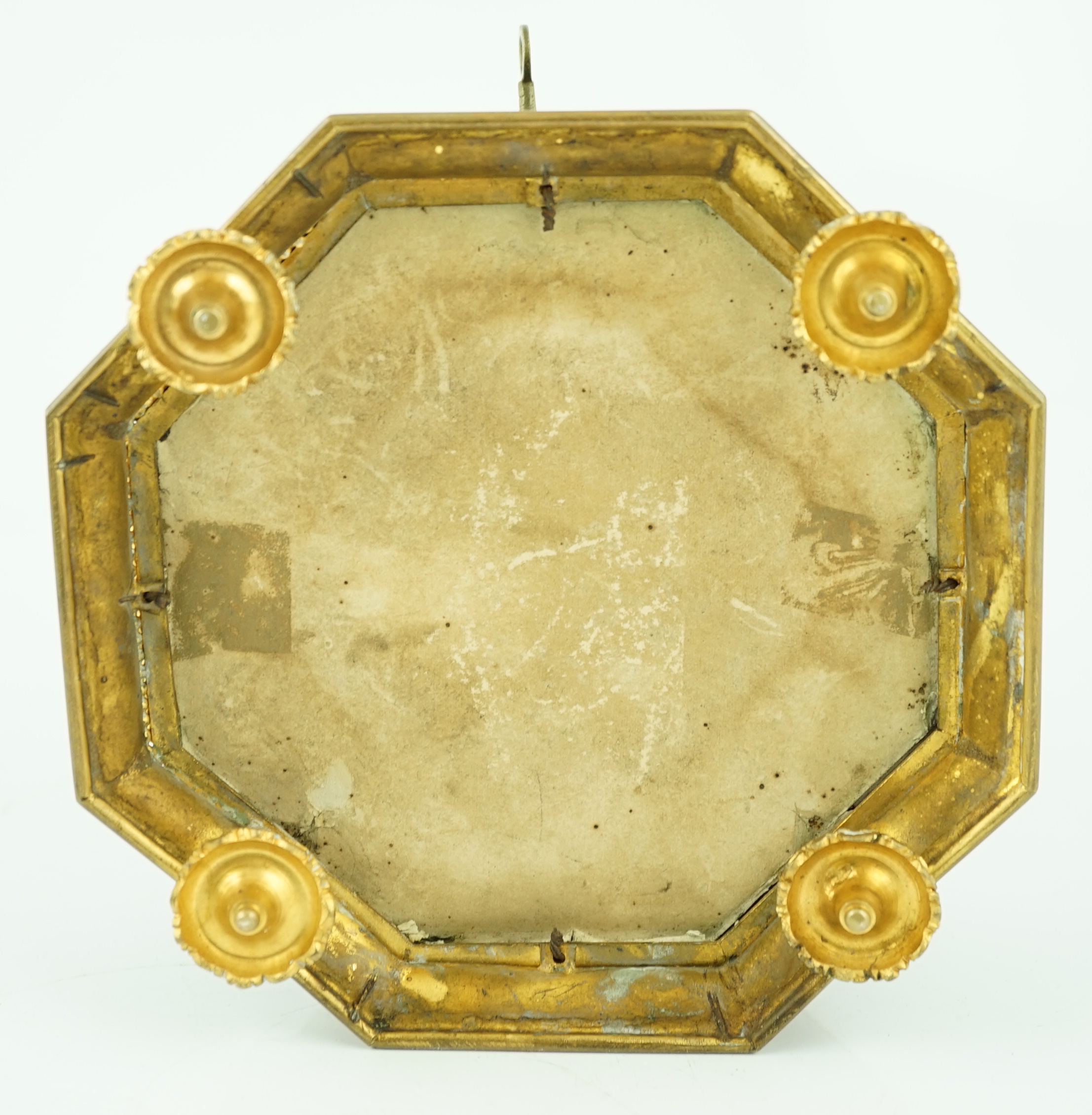 A 19th century French Limoges enamel casket, of octagonal form with jewelled floral decoration and - Image 7 of 7