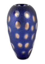 ** Vittorio Ferro (1932-2012) for Fratelli Pagnin, a Murano glass Murrine vase, with a blue