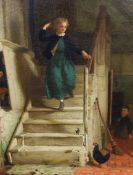 * Samuel Barling Clarke (English, fl.1852-1878) 'Hide and Seek'oil on canvassigned and inscribed