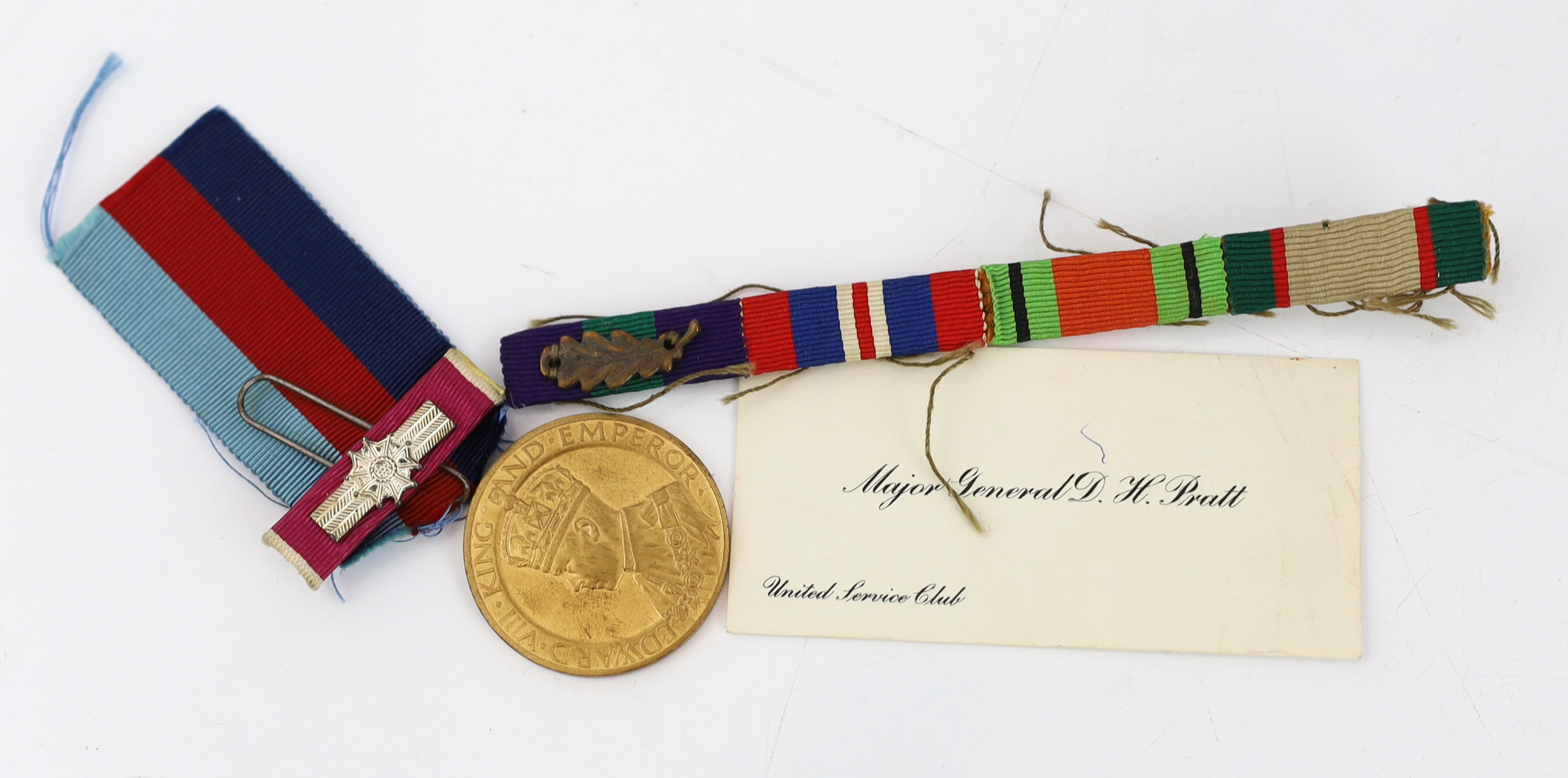 A DSO, MC medal group awarded to Major General Douglas Henry Pratt (1892-1958) of the Royal Irish - Image 5 of 9