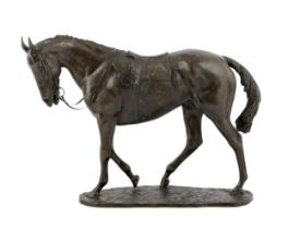 Bernard Winskill (d.1980), a Royal Worcester foundry bronze model of Dunfermline, artist's copy,