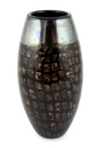 ** Vittorio Ferro (1932-2012), a Murano glass Murrine vase, in bronze and black, unsigned, 36cm