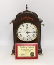 An Elliott for Garrard and Co. limited edition bracket clock celebrating their 350th anniversary
