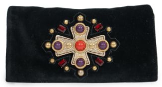 A vintage Yves Saint Laurent rive gauche 2005 Collection "Jeweled Sac Venise" clutch handbag