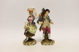 A pair of Samson Derby style figures, 16cm***CONDITION REPORT***PLEASE NOTE:- Prospective buyers are