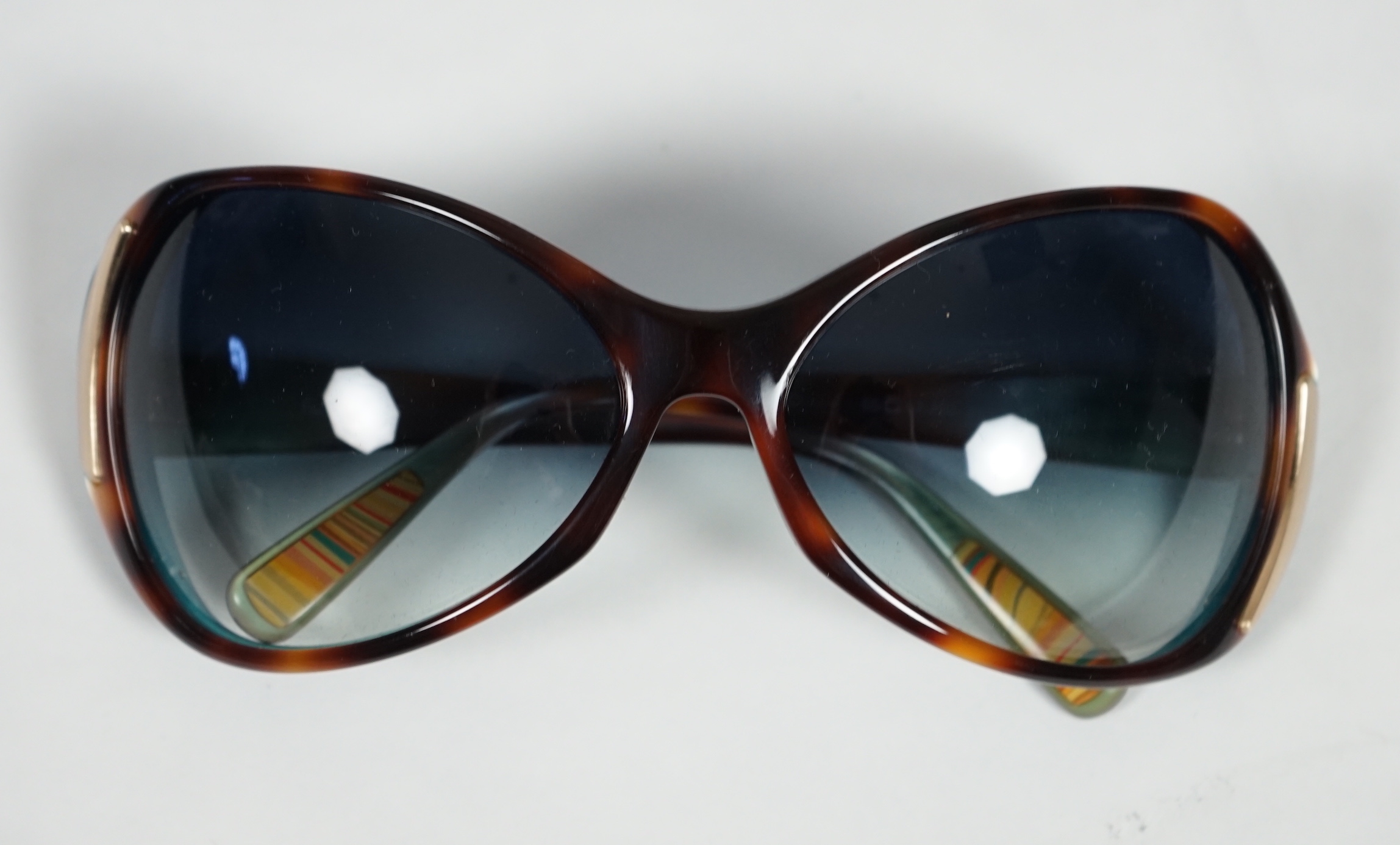 A pair of Paul Smith and a pair of Jean Paul Gautier lady's sunglasses with cases.***CONDITION - Image 4 of 6