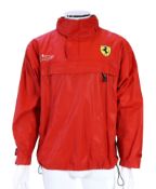 A Ferrari, Michael Schumacher red pullover jacket, Ferrari official licensed product 03047559,