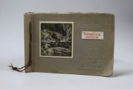 WWI interest- A Zeebruggge Museum photograph album with reproductions of the photographs taken by