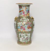 A 19th century Chinese famille rose vase, 36cm***CONDITION REPORT***PLEASE NOTE:- Prospective buyers