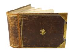 * * An album of photographs and ephemera relating the 1872-76 Royal Society Scientific Voyage, circa