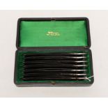 A Wilkinson cased set of seven gentleman's cut throat razors***CONDITION REPORT***PLEASE NOTE:-