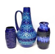 Three West German pottery vases including Bay, tallest 30cm***CONDITION REPORT***PLEASE NOTE:-