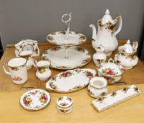 A Royal Albert 'Old Country Roses' tea service***CONDITION REPORT***PLEASE NOTE:- Prospective buyers