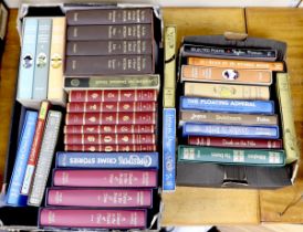 ° ° Folio Society - Literary Selection; mostly boxed or slipcased including Hercule Poirot by Agatha