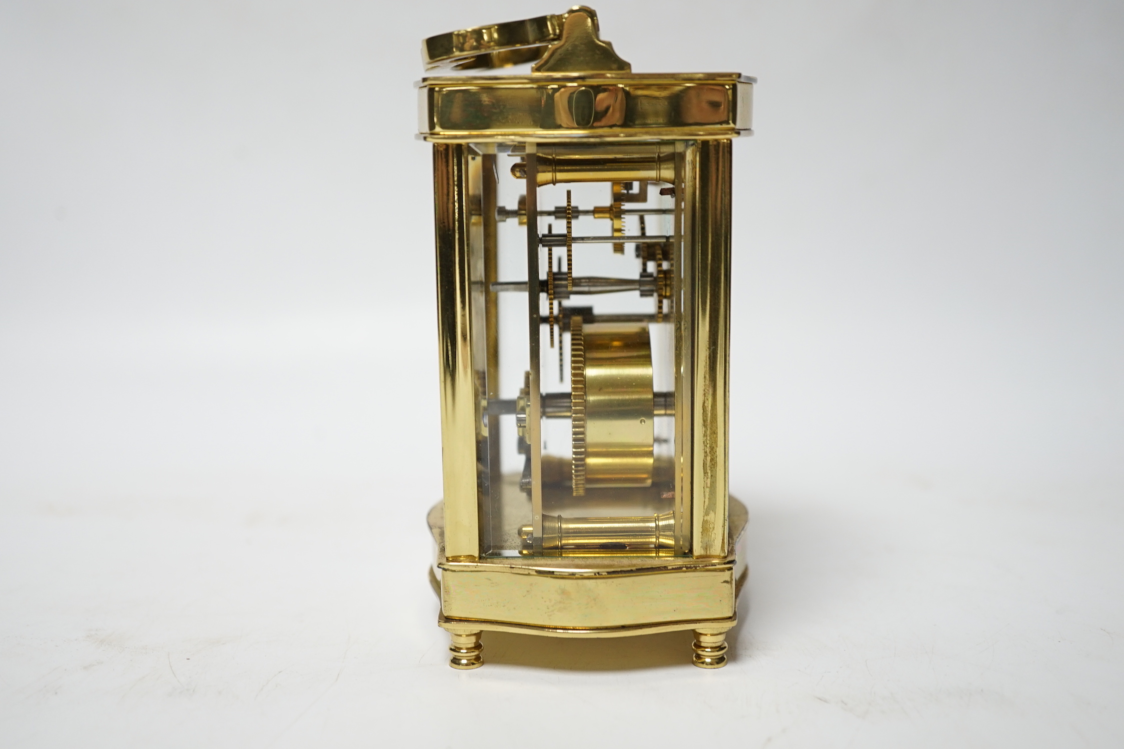 A cased carriage timepiece, P. Orr and Sons, Madras, timepiece 11.5 cm high - Image 2 of 5