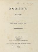 ° ° Scott, Sir Walter - Rokeby; a Poem. First Edition. half title, 2 advert. leaves; contemp. gilt