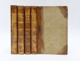 ° ° Scott, Sir Walter - Tales of the Crusaders, 1st edition, 4 vols, 8vo, half calf rebacked, half