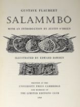 ° ° Flaubert, Gustave - Salammbo, one of 1600 signed by the illustrator Edward Bawden, 4to, original