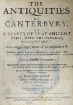 ° ° Somner, William - The Antiquities of Canterbury. Or a survey of that ancient citie, with the