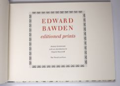 ° ° Greenwood, Jeremy - Edward Bawden: Editioned prints, one of 450, original cloth-backed