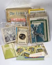 ° ° Bawden, Edward - A large collection of booklets, catalogues, periodicals etc., illustrated by,