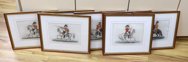 A set of seven early 19th century colour engravings, published Richard Evans, including The Prince