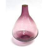 DOMHNALL O'BROIN FOR CAITHNESS: a 4010 glass lamp base in heather colourway, 25.5cm high Condition