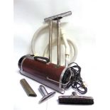 AN ELECTROLUX 'ELECTRUX' ZA48 CYLINDER VACUUM CLEANER circa 1950s, with attachments. Condition