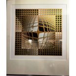 VICTOR VASARELY (1906-1997) 'Do-Re' Limited edition coloured print Signed in pencil lower right,