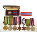 MILITARIA - A FAMILY MEDAL GROUP comprising a Great War Victory Medal (44093 PTE. C.L. PAYNE. R.