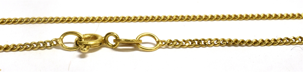 A STAMPED 750 FINE LINK CHAIN Length 45cm approx, weight 3.6g approx Condition Report : Working - Image 2 of 2