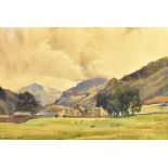 WILLIAM HEATON COOPER, RI (1903-1995) 'Butter Elkt' - Lake District scene Watercolour Signed lower