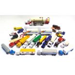 TWENTY-FIVE DIECAST MODEL COMMERCIAL VEHICLES most articulated, by Matchbox (18), Efsi (4), and