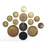 COINS - GREAT BRITAIN, ASSORTED including a George II (1727-1760) farthing, 1754.