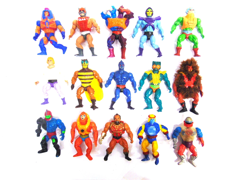 A HE-MAN & THE MASTERS OF THE UNIVERSE COLLECTION comprising Castle Greyskull; seventeen assorted