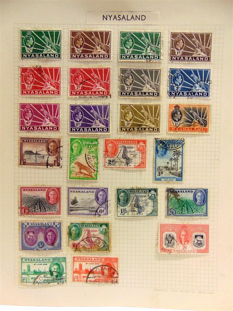 STAMPS - AN ALL-WORLD COLLECTION including British Commonwealth, mint and used; 1953 Coronation