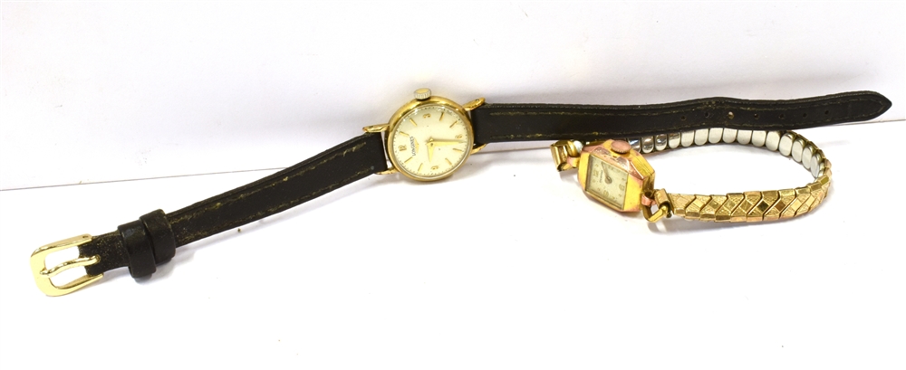 BOXED VINTAGE GILT LONGINES WRISTWATCH together with a vintage gilt Pierpoint wristwatch, Longines - Image 2 of 2