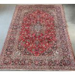 A CENTRAL PERSIAN KASHAN CARPET, 347cm x 246cm Condition Report : good condition, very little