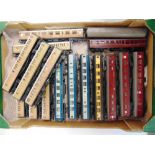 [OO GAUGE]. SEVENTEEN ASSORTED COACHES including eight Hornby L.N.E.R. in simulated teak livery, all