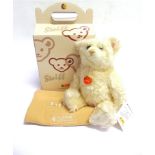 A STEIFF COLLECTOR'S TEDDY BEAR, ELEMENT 'LUFT' (EAN 670718), cream, limited edition 125/2000,