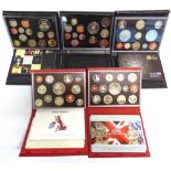 UNITED KINGDOM - ELIZABETH II (1952-2022), PROOF COIN COLLECTIONS for 2006; 2007; 2008; 2009 (