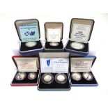 UNITED KINGDOM - ELIZABETH II (1952-2022), ASSORTED SILVER comprising a silver proof fifty pence '