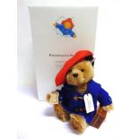 A STEIFF COLLECTOR'S BEAR, 'PADDINGTON BEAR' (EAN 354250), pale brown, with duffle coat, hat,